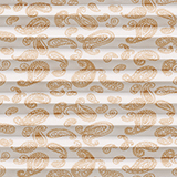 INTERIEUR PRINT WHITE/COPPER PAISLEY 8154 2.2m
